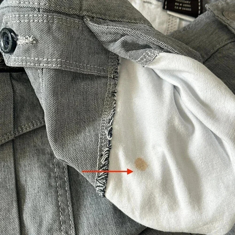 7 For All Mankind Shorts Mens 30 Grey Cargo Classic Fit Casual Preppy Summer - Picture 9 of 14